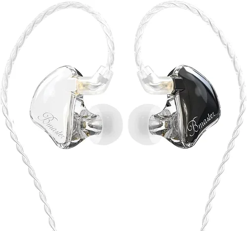BASN Monitores intrauditivos, Bmaster Triple Driver HiFi estéreo con aislamiento de ruido y graves mejorados para músicos, grabación de audio en