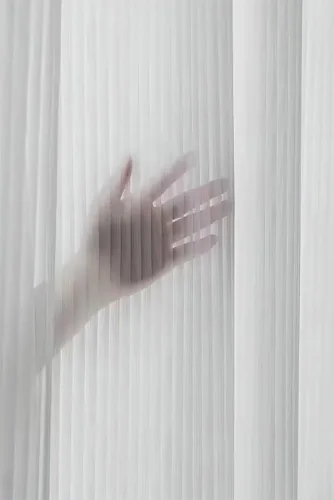 Miniatura 4 de KyMar 1 panel, cortinas traslúcidas blancas filtrantes de luz, con ojales en la parte superior, para ventana, dormitorio, sala de estar, panel