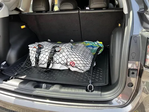 Red de carga organizadora de maletero trasero para Jeep Renegade 2015-2023 – Red de carga estilo piso para SUV – Organizador de maletero de coche de