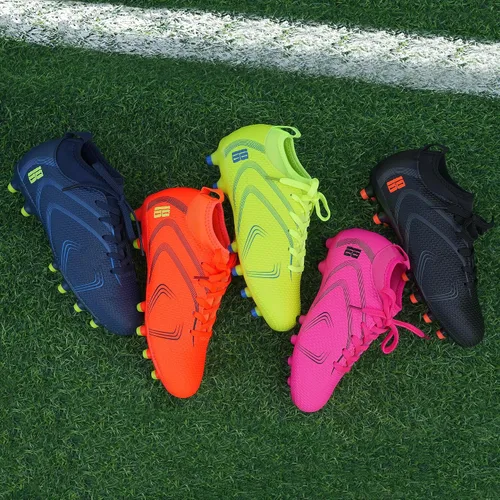 Miniatura 7 de brooman Zapatos de fútbol para niños y niñas, zapatos de fútbol para exteriores