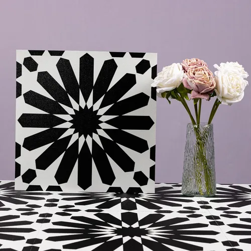 Miniatura 14 de Elffloor Azulejos de despegar y pegar: 10 piezas 11.8 * 11.8 pulgadas, autoadhesivos, impermeables, de vinilo para el suelo, adhesivo de baldosas