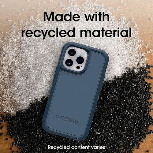 Miniatura 6 de OtterBox Defender XT - Funda sin pantalla con MagSafe para iPhone 14 PRO (solamente), embalaje no minorista, océano abierto, antimicrobiano Cristal