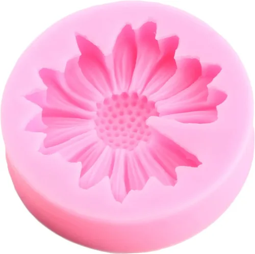 Miniatura 5 de Mujiang Molde de silicona de flor de crisantemo, moldes de fondant de margaritas, moldes de girasol para decoración de pasteles, decoración