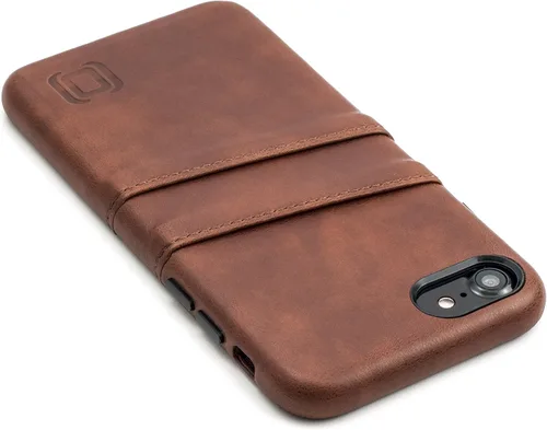 Miniatura 9 de Dockem Funda tipo cartera para iPhone SE 3 (2022), iPhone SE 2020, iPhone 8/7: piel sintética suave de alta calidad con 2 ranuras para tarjetas