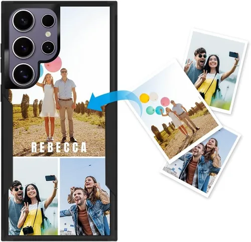 Miniatura 154 de Funda protectora personalizada para Samsung Galaxy S22 Ultra 5G (versión 2022), funda protectora de doble capa resistente con múltiples fotos, a
