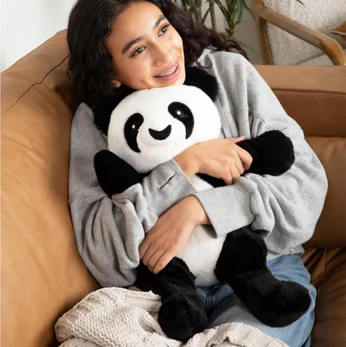 Miniatura 4 de HUGIMALS Bowie The Panda - Peluche sensorial pesado y cómodo lindo de 20 pulgadas, 4.5 libras, grande, sin perfume, lavable, calmante, animal