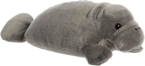 Miniatura 23 de Aurora® Adorable Flopsie™ - Animal de peluche con diseño de tiburón, facilidad para jugar, compañeros intemporales, color gris, 12 pulgadas
