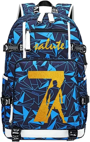 Miniatura 11 de Soccer Player 7 Mochila multifunción Viaje Fútbol Fans bolsa para hombres mujeres (estilo 4)