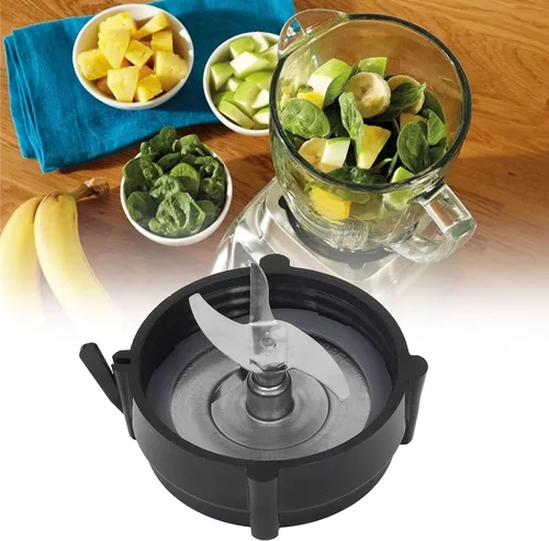Miniatura 4 de Blender Piezas de repuesto Blender Ice Blade con base inferior y silicona O para sellado de aro Junta Accesorio forBlender 1200W