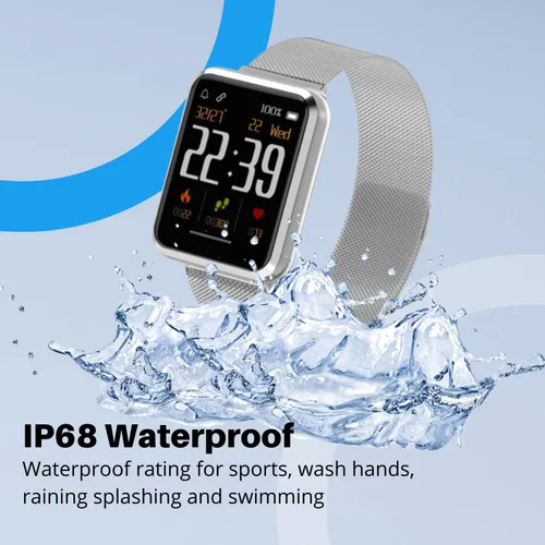 Miniatura 6 de Bean Information Technology Emerge S3 Silver Smartwatch para iOS y Android