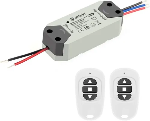Miniatura 11 de eMylo Controlador de motor de interruptor RF inalámbrico Smart Switch Módulo de relé Interruptor de control remoto con receptor RF DC 12V 433Mhz