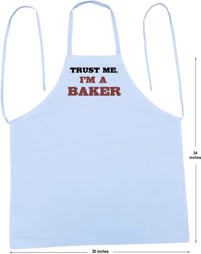 Miniatura 3 de Trust Me I'm A Baker - Delantales divertidos para hornear, color blanco, talla única