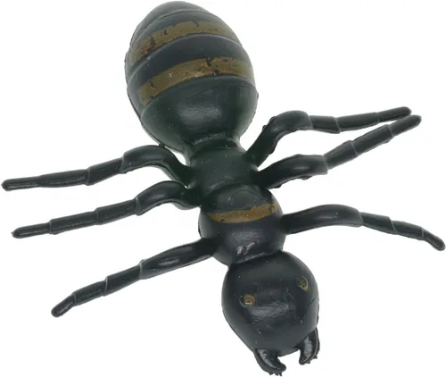 Cooplay 30 piezas de hormigas falsas gigantes de hormigas gigantes de plástico negro simulacro de reptil insectos broma broma truco aterrador
