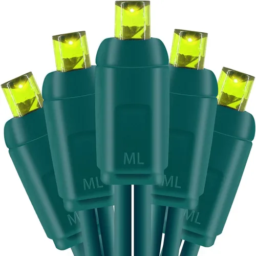 Miniatura 8 de Mini luces LED de Navidad de 0.197 in, tira de luces LED para decoración de árboles de Navidad en exteriores e interiores, grado comercial, cable
