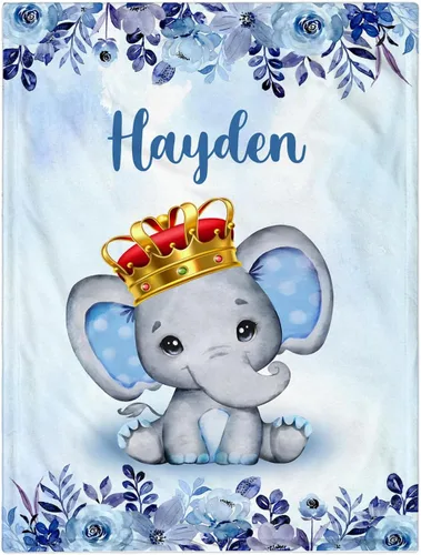 Miniatura 30 de Manta de bebé personalizada para niñas y niños, manta de bebé personalizada con nombre, mantas personalizadas con nombre para niños, manta de Lindas