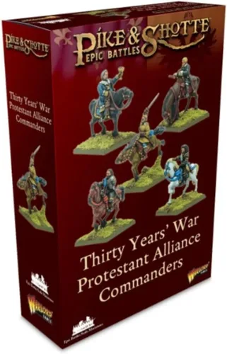Warlord Games Pike & Shotte Batallas épicas - Treinta años de guerra Protestante Alianza Comandantes Militar Mesa Superior Wargaming Modelo Kit de