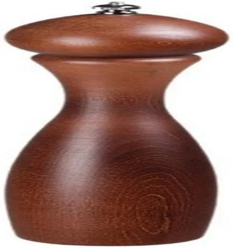 Miniatura 24 de Fletchers' Mill - Colección Marsala de molinillo de pimienta, cereza, 4 pulgadas, grosor ajustable fino a grueso, fabricado en Estados Unidos Negro
