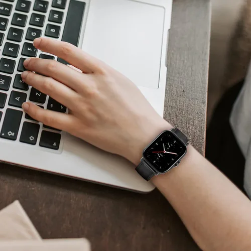 Miniatura 8 de Wanme Bandas para Amazfit GTS 4 / GTS 4 Mini / GTS 3 / GTS / GTS2 / GTS 2e / GTS 2 mini Band mujeres hombres, correa de repuesto de cuero