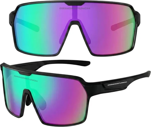 Miniatura 16 de grinderPUNCH Lentes de sol deportivos polarizados para hombres y mujeres, con protección UV, para béisbol, correr, ciclismo, esquí y pickleball