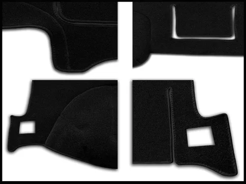 Miniatura 4 de Tapete de cubierta para tablero de Mitsubishi Lancer, protector de alfombra F283 (negro)