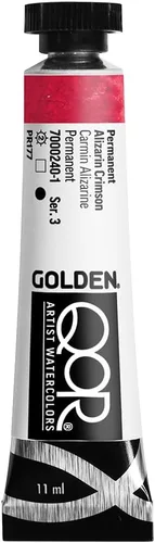 Miniatura 75 de GOLDEN QoR Acuarelas para artistas, Azul cobalto y teja, tubo de 11 ml, pintura profesional de acuarela, semiopaca Verde azulado cobalto