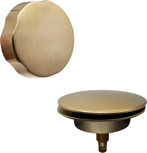 Miniatura 12 de Westbrass A50TE-07 - Moldura de repuesto estándar de 1-1/2 pulgadas para ensamblajes de desagüe de baño de accionamiento por cable, níquel satinado