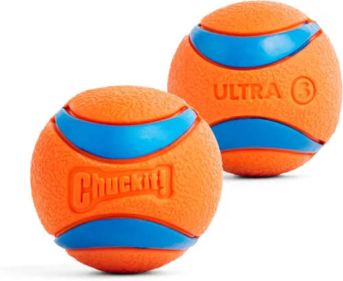 Miniatura 9 de Juguete para perro Chuckit! Ultra Ball, mediano (6.35 cm de diámetro), paquete de 1, para razas de 9-27 kg