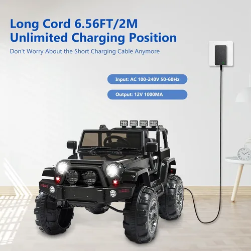 Miniatura 7 de Cargador de batería de 12 voltios para niños, ATV Ride On Toys, apto para BMX X6, Kid TRAX GMC, Wal-Mart, Moto ATV Quad, piezas de repuesto