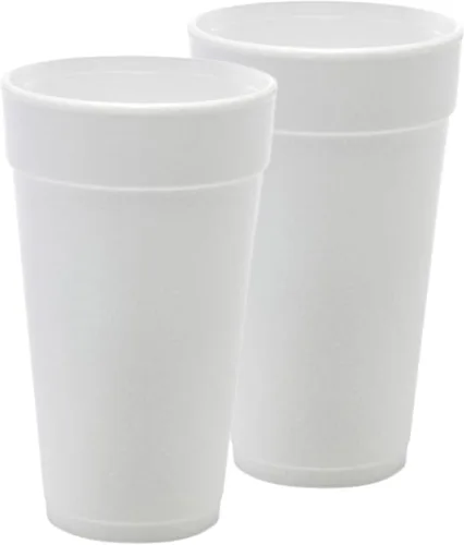 Miniatura 9 de Pantryware Essentials Vasos desechables de espuma blanca de 8 onzas, paquete de 50 unidades. Vasos desechables de espuma para bebidas