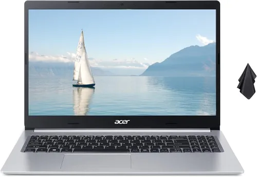 acer Laptop Aspire 5 Slim 2022, pantalla Full HD de 15.6 pulgadas, procesador AMD Ryzen 5 5500U Hexa Core, gráficos AMD Radeon, WiFi 6, teclado