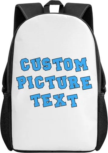 Miniatura 16 de Mochila personalizada Mochila personalizada Hombro de gran capacidad Agregue su propio nombre Mochila de viaje
