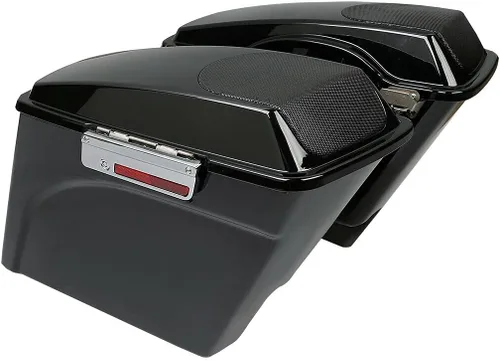 Miniatura 4 de Kit de soporte de conversión para alforjas extendidas de 4" TCMT, compatible con Harley Heritage Softail Fatboy FLSTF Breakout 1984-2017, negro