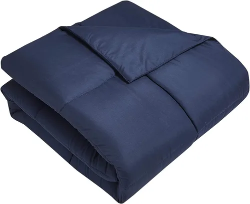Miniatura 18 de Blue Ridge Home Fashions - Edredón sintético de microfibra para todas las estaciones, relleno de poliéster hipoalergénico, Algodón, Negro, King