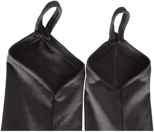 Miniatura 41 de Shinningstar Guantes largos de elastano elástico sin dedos sobre el codo para niñas y niños adultos