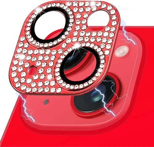 Miniatura 83 de Protector de lente de cámara diseñado para iPhone 12 Pro Max, con diamantes de imitación 3D con diamantes de imitación 9H, vidrio templado, Rosado