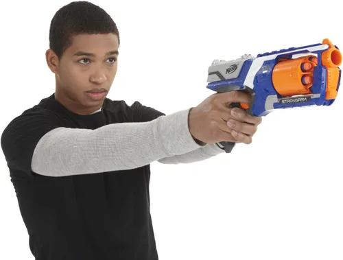 Miniatura 5 de Nerf N Strike Elite Strongarm Blaster de Juguete con Barril Rotatorio (Exclusivo de Amazon)