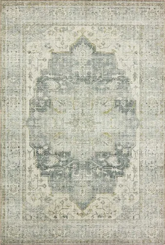 Miniatura 3 de Loloi II Colección Skye SKY-12 - Alfombra de área, 5'-0" x 7'-6", carbón/paloma