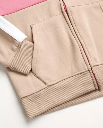 Miniatura 3 de DKNY Conjunto de sudadera con capucha y pantalón deportivo de 3 piezas para niñas