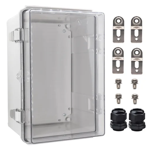 Miniatura 35 de Caja Eléctrica Impermeable para Exteriores Caja de Conexiones Resistente a la Intemperie IP67 Carcasa de Plástico ABS Caja de Proyecto