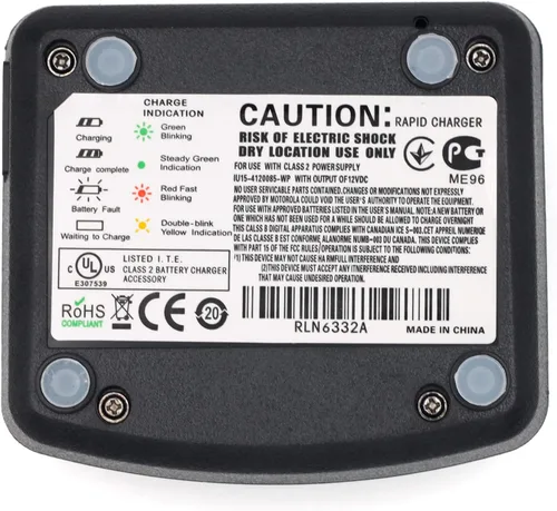 Miniatura 6 de Cargador rápido RLN6175 RLN6304 RLN6332 para Motorola CP110 RDU4160D RDU4100 RDM2070D RDU2080 RDU2020 RDV5100 RDV2080 RDV2020 carga de batería