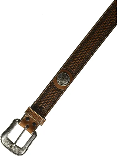 Miniatura 2 de Ariat Cinturón de concho circular con sello de cesta para hombre