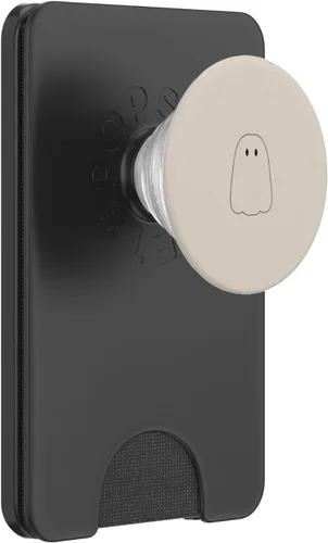 Miniatura 7 de Lindo fantasma de Halloween beige PopSockets intercambiables PopGrip