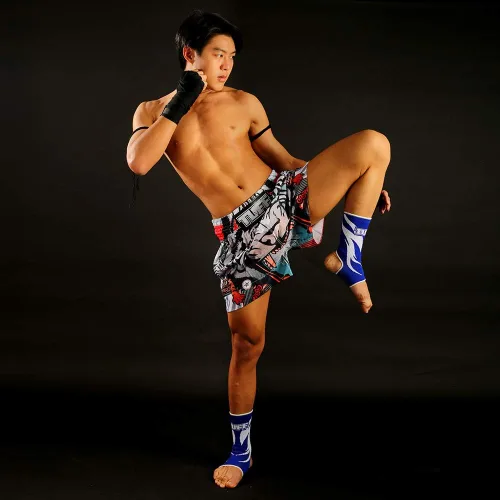 Miniatura 5 de Tuff Sport Muay Thai Shorts Boxing Tiger MMA Training Trunks