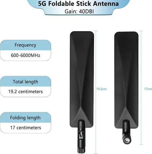 Miniatura 2 de Amplificador de antena macho RP-SMA, compatible con Spypoint Link Micro EVO Tactacam Reveal SK Defend XB Browning X Pro Stealth 4G LTE amplificador