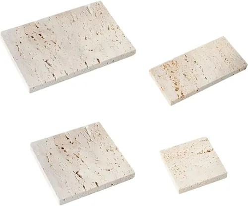 Accesorios de fotografía de joyería: accesorios de fotos de piedra para fotografía de productos (blanco-4 piezas)