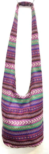 Miniatura 10 de KARRESLY - Bolso bandolera de algodón bohemio, estilo hippie, hecho a mano