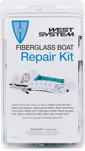 Miniatura 3 de 105-K Kit de reparación para barco de fibra de vidrio.
