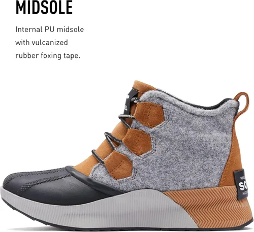 Miniatura 3 de SOREL Out 'N About III botas clásicas para mujer, de gamuza y piel impermeables, botas de invierno