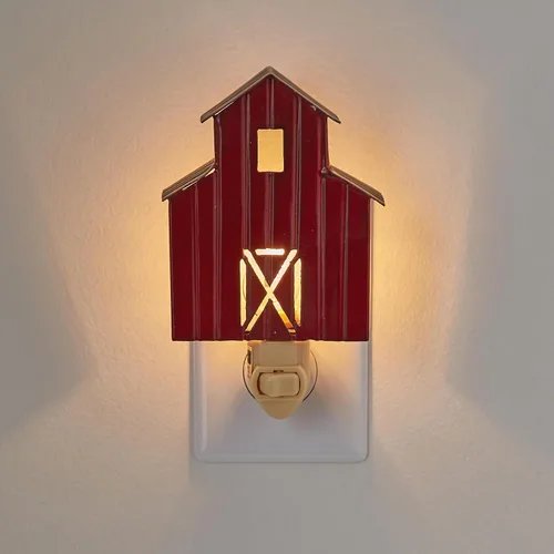 Miniatura 2 de Park Designs Luz nocturna de granero Granero rojo