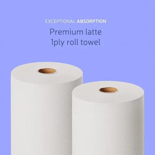 Miniatura 5 de EZ-Pull P1H600L - Rollo de papel prémium de 1 capa, certificado FSC, reciclado/blanco, 6 rollos x 600 pies, núcleo universal de 8.0 x 1.5 pulgadas